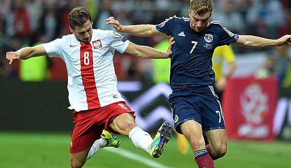 Derzeit ist Grzegorz Krychowiak mit Polen auf dem Weg zur EURO 2016