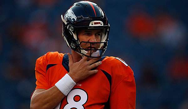 Peyton Manning kann in dieser Saison Geschichte schreiben - muss sich aber umstellen