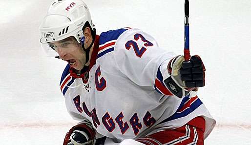 Kapitän Drury erzielte den Siegtreffer für die NY Rangers