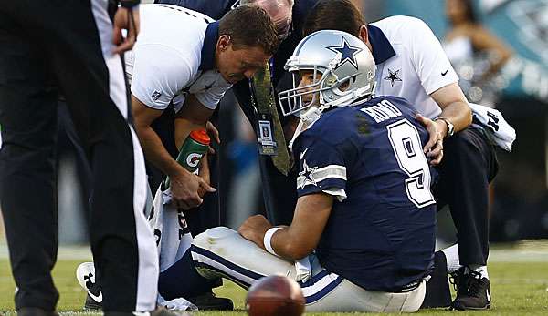 Die Dallas Cowboys müssen womöglich monatelang auf Tony Romo verzichten