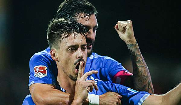Sandro Wagner ist gegen seinen Ex-Verein per Doppelpack zur Stelle