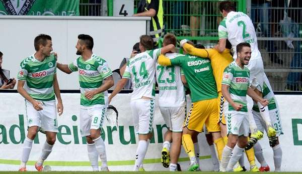 Greuther Fürth baute seine Siegesserie auf drei Spiele aus