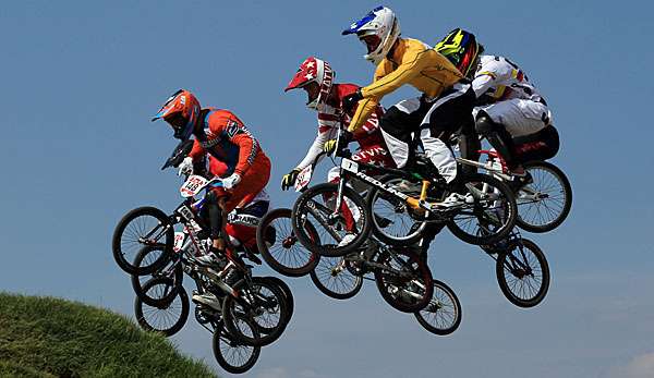 Die Testfahrt der BMX-Fahrer wurde aus Sicherheitsgründen auf Sonntag verlegt