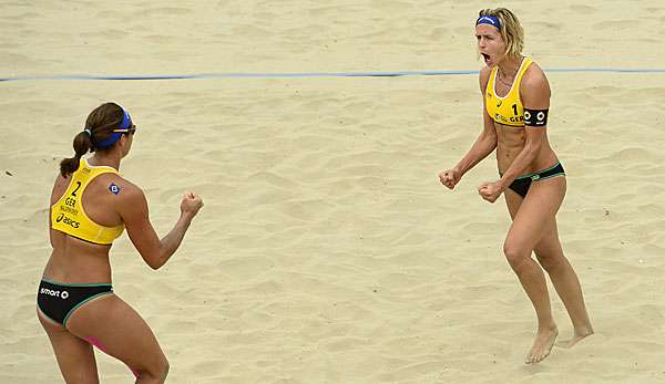 Laura Ludwig und Kira Walkenhorst stehen im World-Tour-Finale im Endspiel