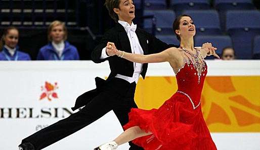 Carolina und Daniel Hermann feierten ein gelungenes Debüt bei der EM in Helsinki