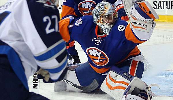 Thomas Greiss zeigte beim Islanders-Sieg gegen Winnipeg eine starke Leistung