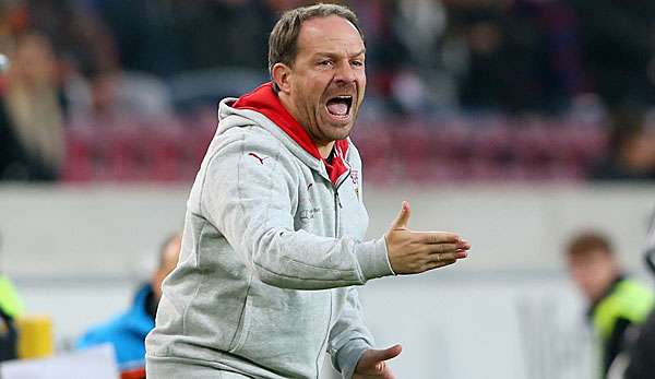 Trotz des erlösenden Heimsiegs war Alexander Zorniger nach dem Spiel bissig wie eh und je