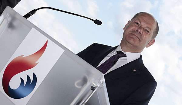 Hamburgs Bürgermeister Olaf Scholz ist Feuer und Flamme für Olympische Spiele in der Hansestadt 