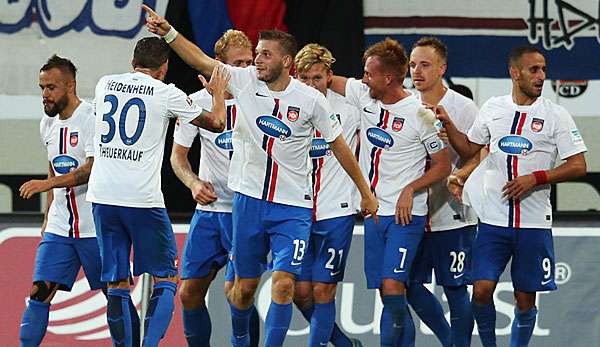 Der 1. FC Heidenheim steht erstmals im Achtelfinale des DFB-Pokals