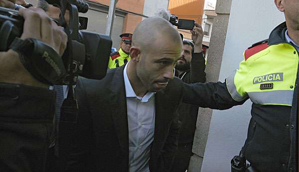 Mascherano sorgte mit seinem Gerichtstermin für Aufsehen