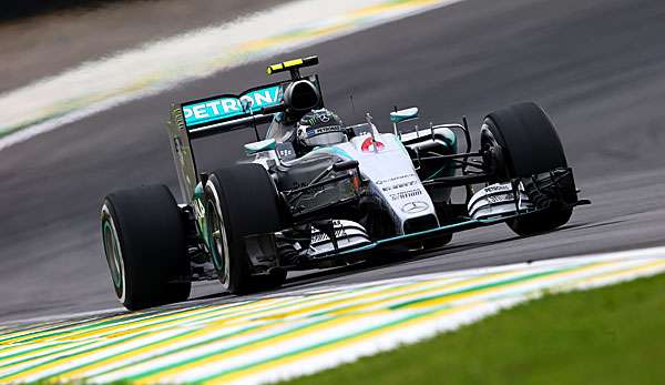 Nico Rosberg ist im freien Training in Brasilien die schnellste Zeit gefahren