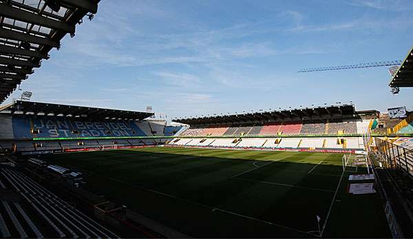 Die Ränge im Jan Breydel Stadion von Brügge werden auch am Donnerstagabend leer bleiben