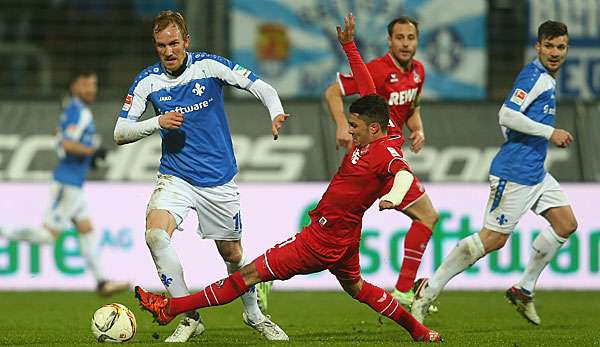 Leo Bittencourt (M.) war mit seinem FC am Böllenfalltor zu Gast