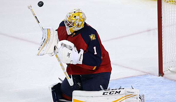 Roberto Luongo hielt beim Sieg seiner Panthers den Penalty von Brock Nelson 
