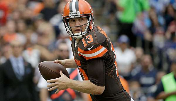 Auf Josh McCown wird es nach der Degradierung von Manziel für die Browns ankommen