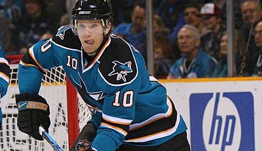 Christian Ehrhoff brachte seine Sharks gegen die Coyotes mit dem frühen 1:0 auf die Siegerstraße