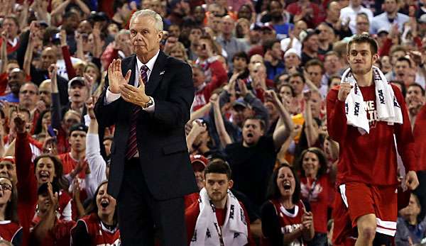 Bo Ryan stand mit den Badgers noch im April im Finale des NCAA Tournaments