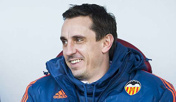 Gary Neville hatte das Traineramt beim FC Valencia in der vergangenen Woche übernommen 