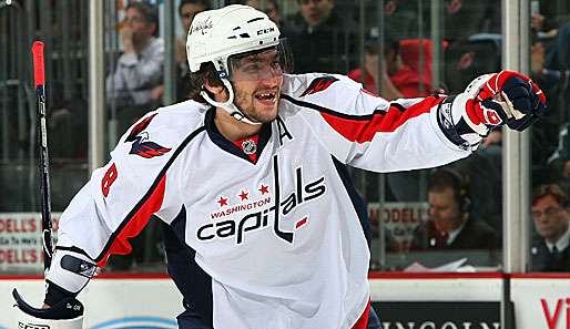 Alex Owetschkin steuerte zwei Assists zum Sieg der Capitals bei
