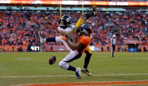 Steelers-Receiver Martavis Bryant und Cornerback Aqib Talib beharkten sich den ganzen Abend