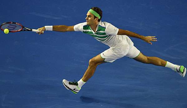 Roger Federer steht bei den Australian Open in der nächsten Runde