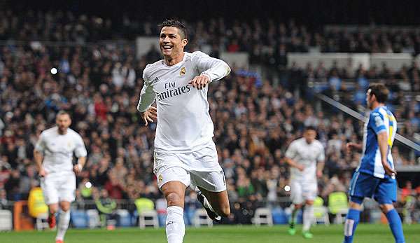 Cristiano Ronaldo erzielte gegen Espanyol drei Treffer