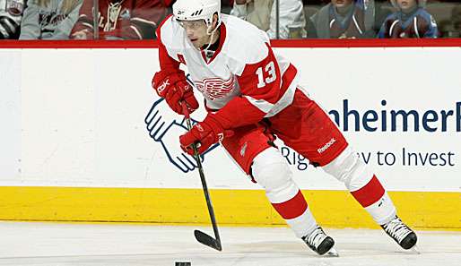 Detroits Pavel Datsyuk war mit zwei Treffern der Matchwinner gegen die Penguins