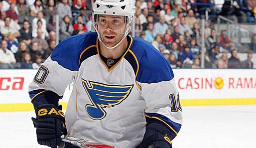 Andy McDonald war vor seinem Beinbruch der beste Spieler der St. Louis Blues