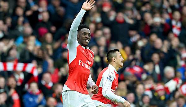 Der FC Arsenal hat durch ein spätes Tor von Danny Welbeck gewonnen
