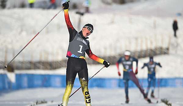 Tim Kopp hat bei den Winter-Jugendspielen im norwegischen Lillehammer Gold gewonnen