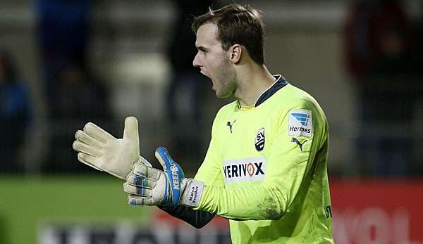 Marco Knaller spielt seit 2013 beim SV Sandhausen