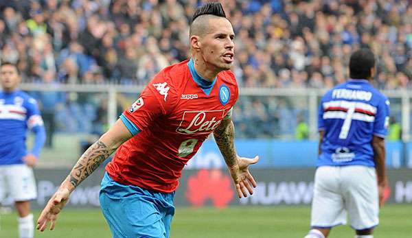 Marek Hamsik kämpft mit dem SSC Neapel um die Meisterschaft