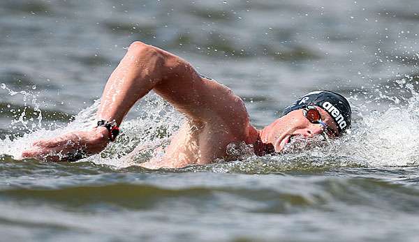 Christian Reichert während der 5 Kilometer 