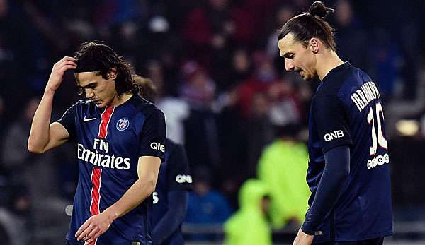 Zlatan Ibrahimovic und PSG unterlagen in Lyon