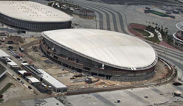 Das Velodrom soll bereits zu 83 Prozent fertig sein
