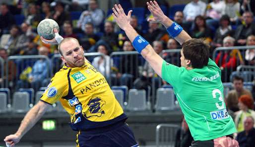 Mariusz Jurasik (l.) war der beste Werfer der Rhein-Neckar Löwen