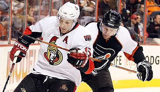 Ottawas Dany Heatley führte die Senators mit einem Doppelpack zum Sieg