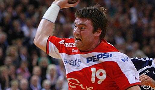 Nordhorns Rastko Stojkovic war gegen Hafnarfjördur bester Werfer seines Teams