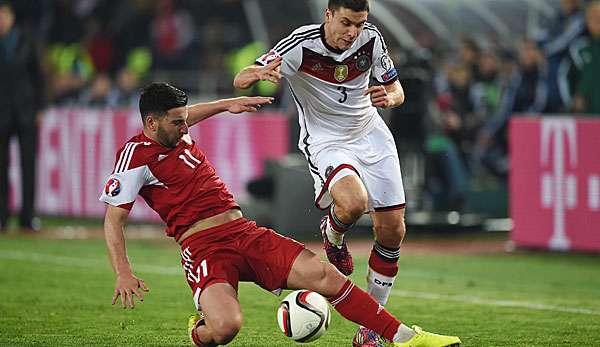 Giorgi Chanturia spielte mit der georgischen Nationalmannschaft auch schon gegen die DFB-Elf