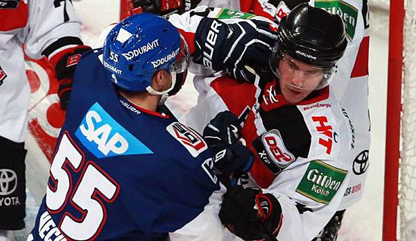 Die Kölner Haie und die Adler Mannheim treffen sich auf ein letztes Gefecht