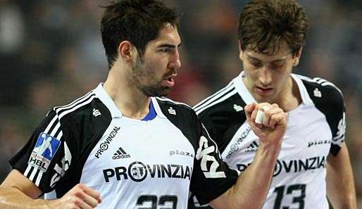 Nikola Karabatic stand beim klaren Erfolg von THW Kiel im Mittelpunkt