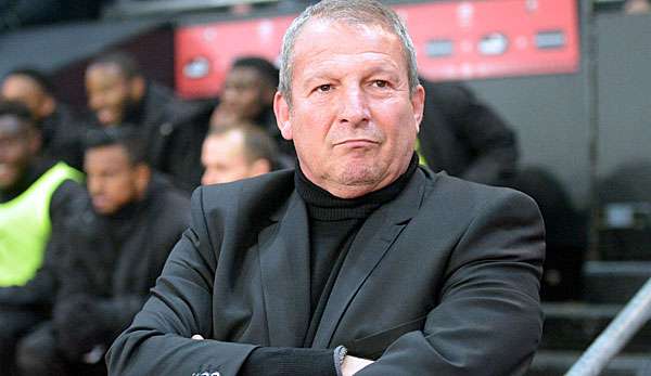 Rolland Courbis, Trainer von Stade Rennes ist mit dem Bericht der L'Equipe nicht glücklich