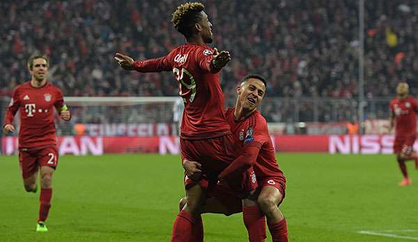 Kingsley Coman traf am Mittwoch zum 4:2 Endstand gegen Juventus