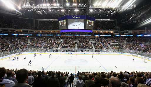 Die brandneue O2-World in Berlin: Eröffnen hier die Sharks und die Flames die NHL-Saison 09/10