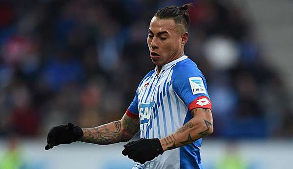 Eduardo Vargas erzielte einen der beiden Hoffenheimer Treffer