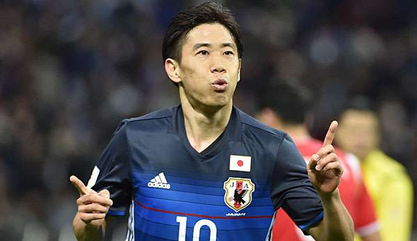 Shinji Kagawa bejubelt seine Tore gegen Syrien