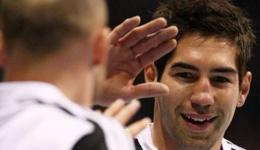 Karabatic jubelt: Der THW Kiel siegt gegen GWD Minden