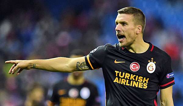 Lukas Podolski hat bei Galatasaray noch einen Vertrag bis 2018