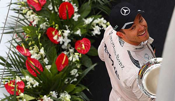 Rosberg strahlte nach seinem sechsten Sieg in Serie über beide Ohren