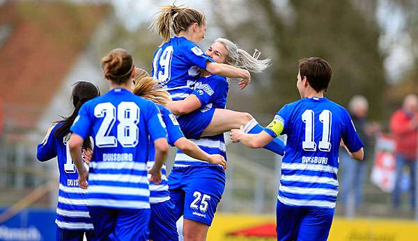 Die Frauen des MSV Duisburg machten gegen Cloppenburg die Rückkehr perfekt 